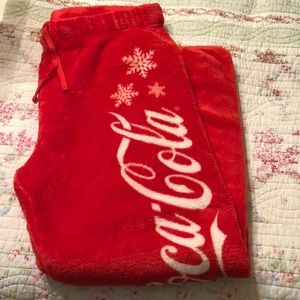 Red Warm Coca Cola Sweatpants